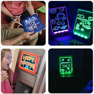 Kids Light-Up Writing Tablet w3p0je-3p
