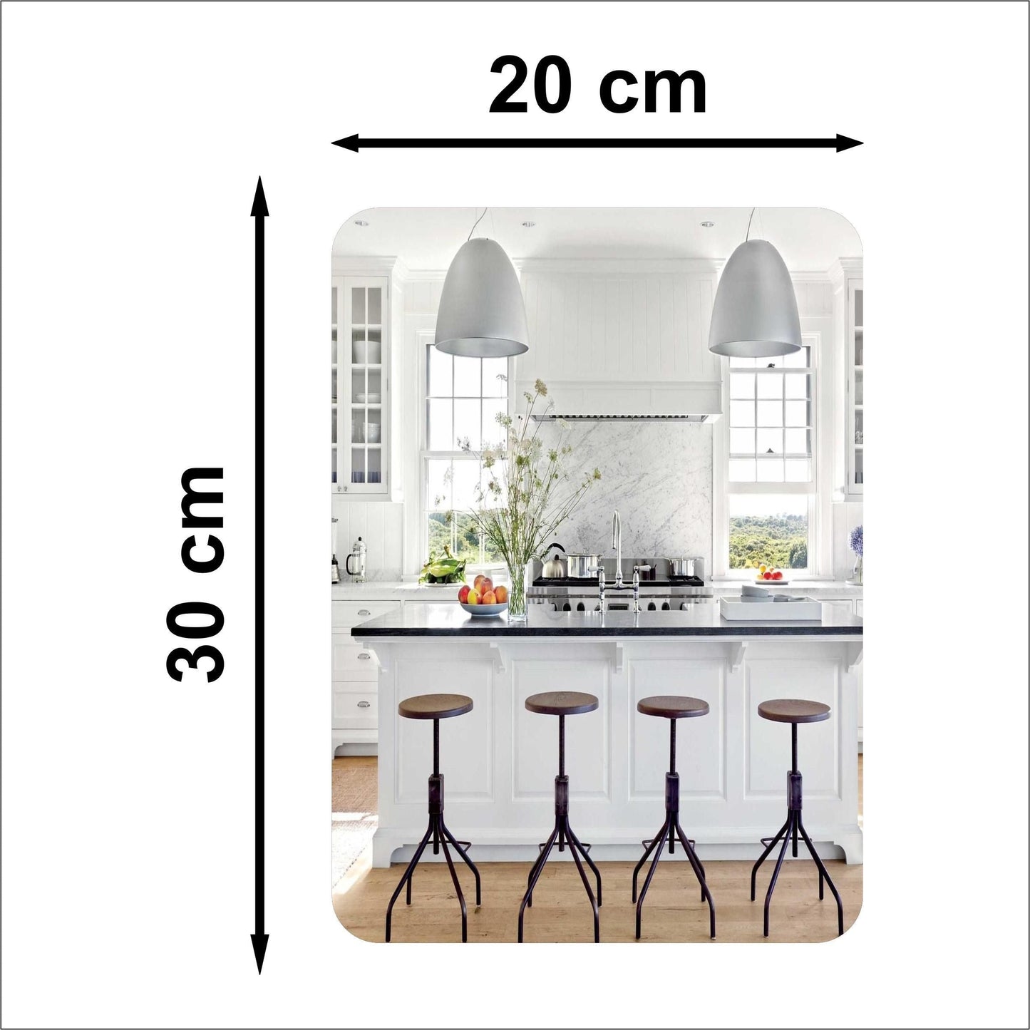 Combo of Oval Shape & Square Shape Mirror (Pack of 2) w3p0je-3p