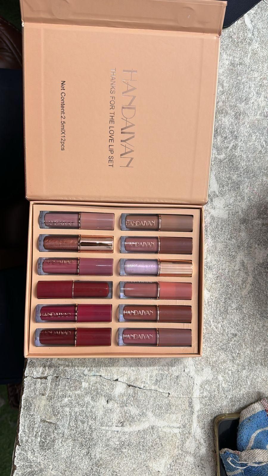 Velvet Matte Liquid Lipstick Set 12Pcs w3p0je-3p