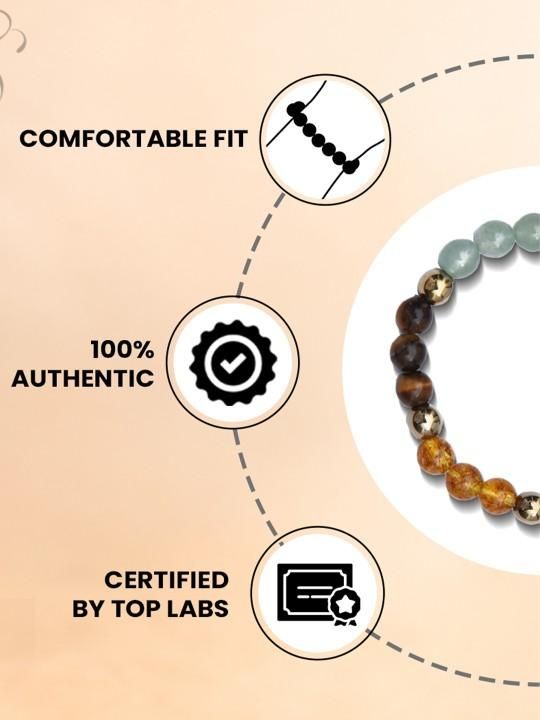 Dhan Yog Elasticated Bracelet w3p0je-3p