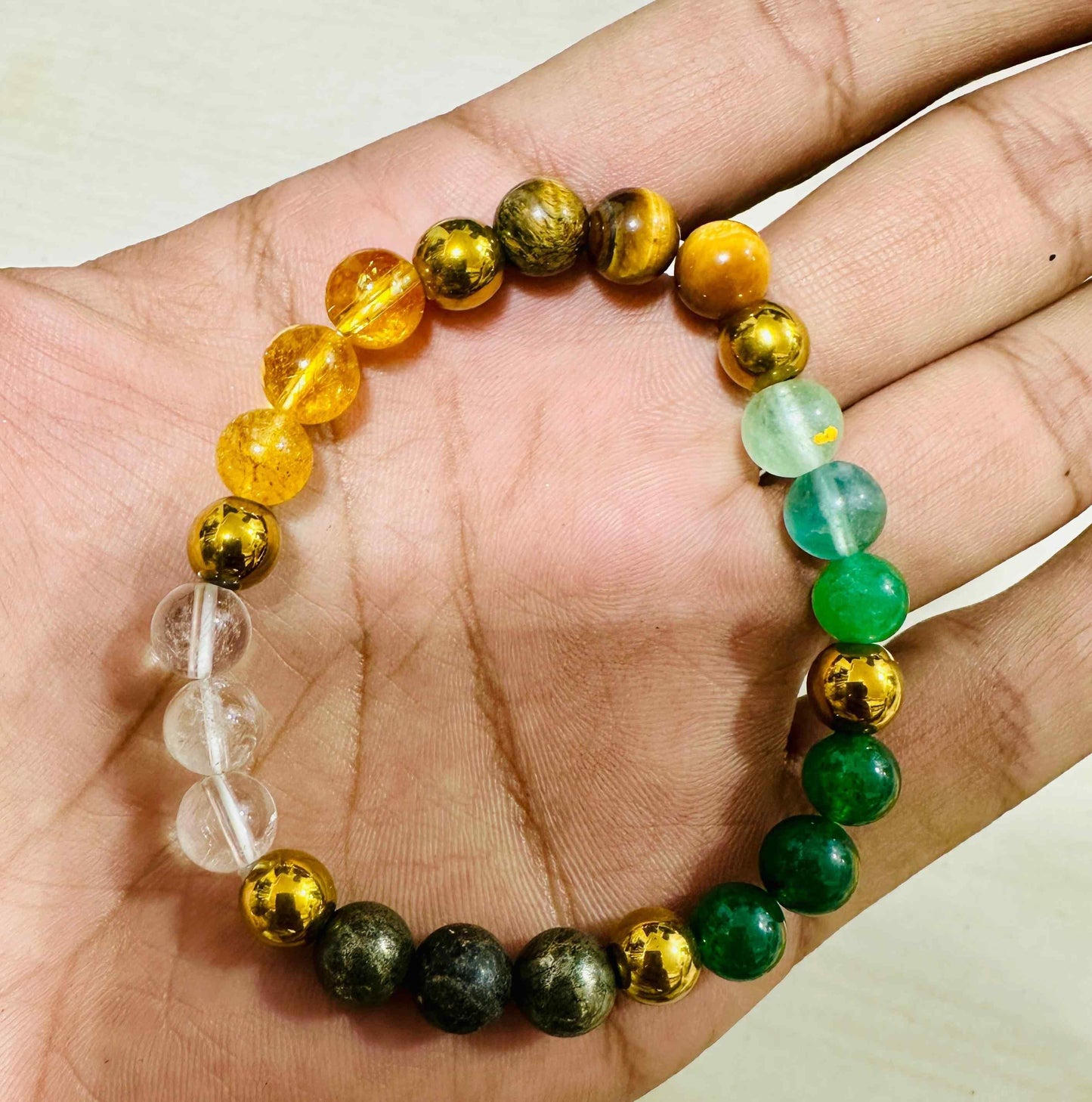 Dhan Yog Elasticated Bracelet w3p0je-3p