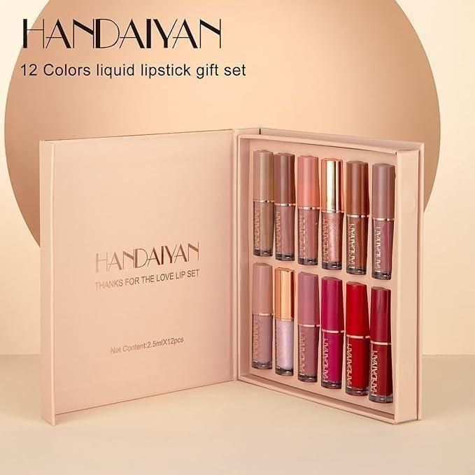 Velvet Matte Liquid Lipstick Set 12Pcs w3p0je-3p