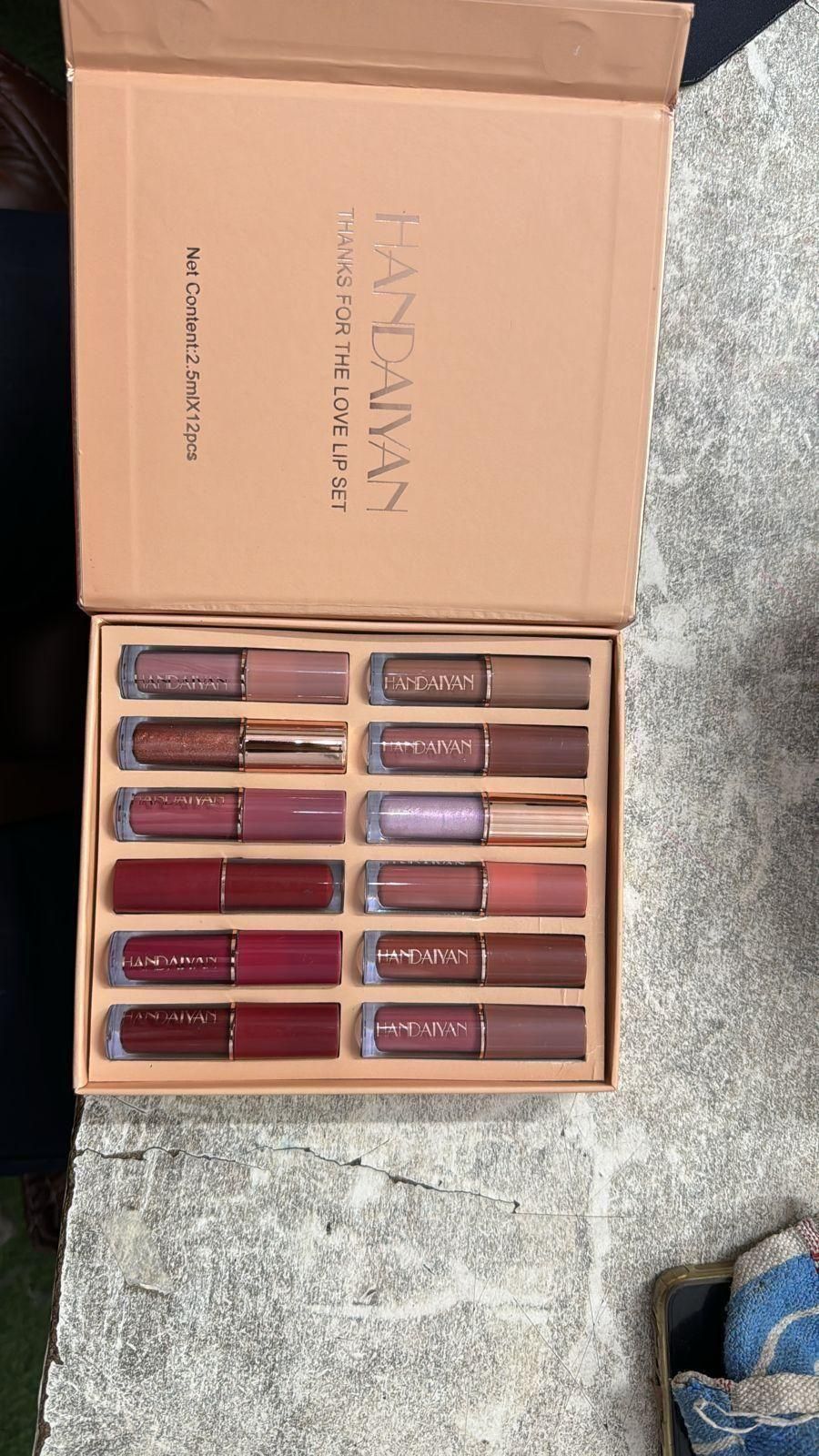 Velvet Matte Liquid Lipstick Set 12Pcs w3p0je-3p