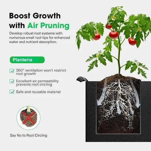 Geofabric Grow Bag for Planting w3p0je-3p
