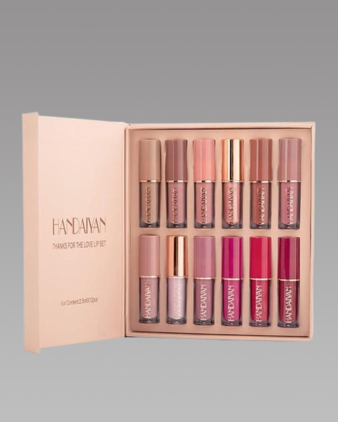 Velvet Matte Liquid Lipstick Set 12Pcs w3p0je-3p