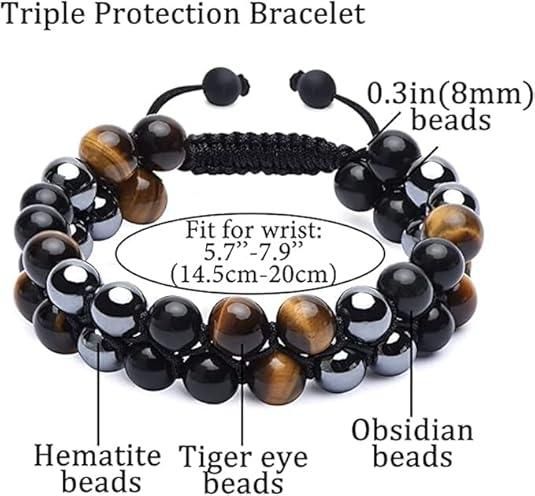 Double Layer Triple Protection Bracelet w3p0je-3p