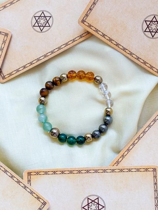 Dhan Yog Elasticated Bracelet w3p0je-3p