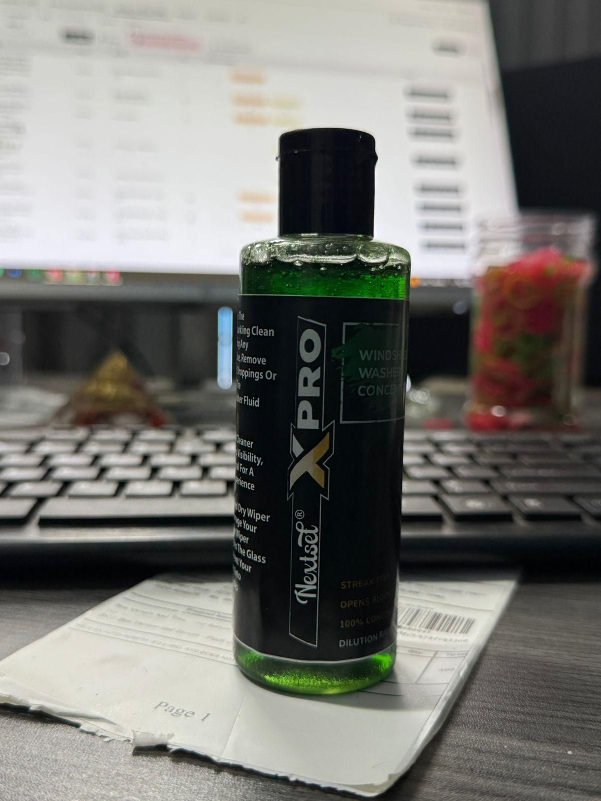 Nextset 100mL Windshield Washer Fluid For Car (Pack of 2) w3p0je-3p