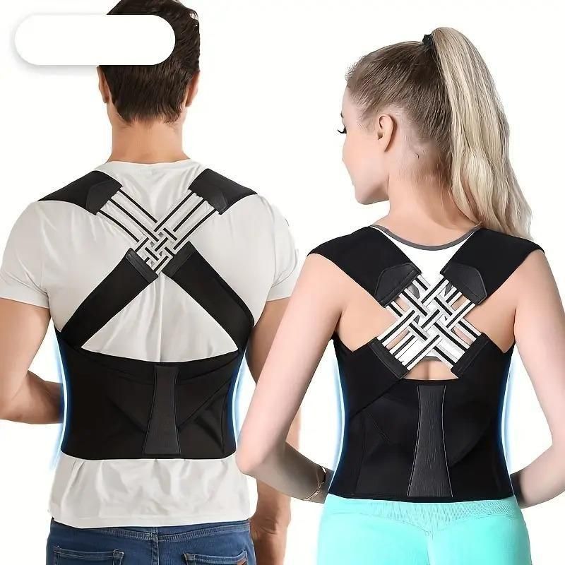 Adjustable Back Posture Corrector/ Slouching Relieve Pain Belt Women Men w3p0je-3p
