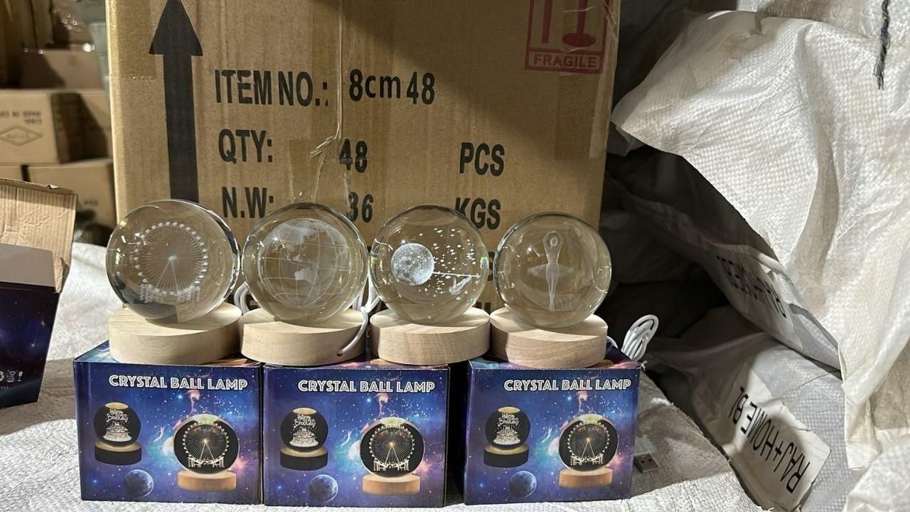 3D Crystal Lamp Ball(Assorted Design) w3p0je-3p