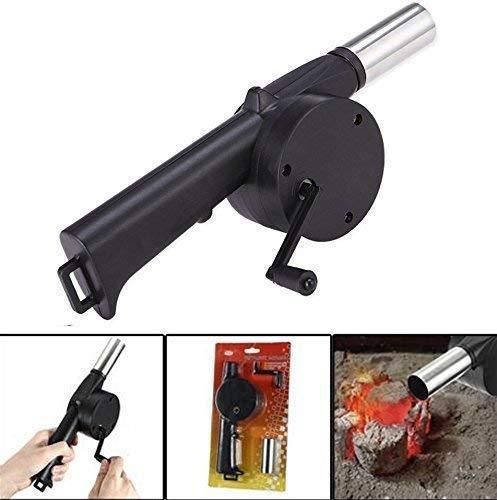 Portable Hand Crank BBQ Air Fan w3p0je-3p
