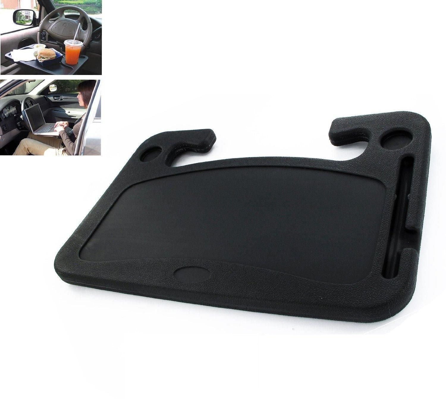 Multifunctio Steering Wheel Tray Drink Holder Desk w3p0je-3p