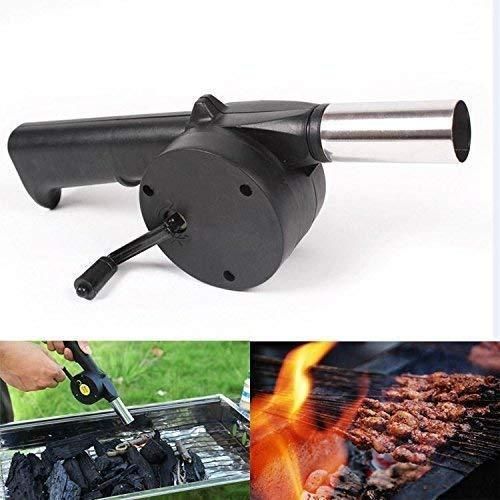 Portable Hand Crank BBQ Air Fan w3p0je-3p