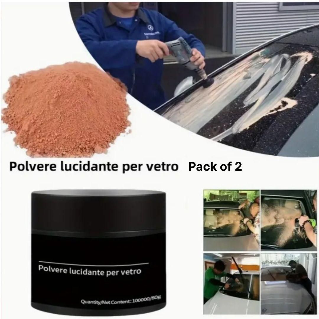 Polvere Lucidante Per Vetro Car Glass Polishing Powder 80g (Pack of 2) w3p0je-3p
