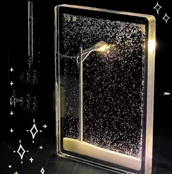 Snow Scene Light Street Lamp w3p0je-3p