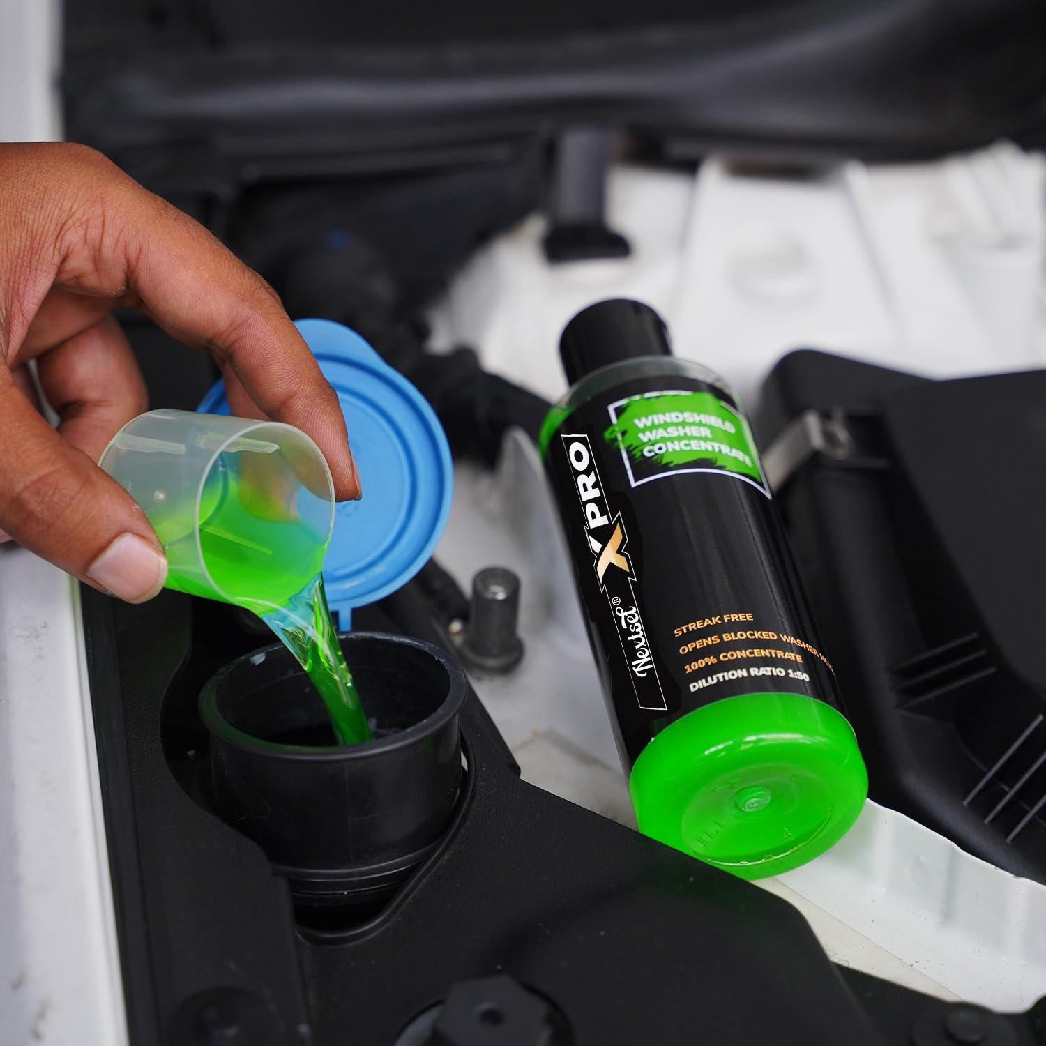 Nextset 100mL Windshield Washer Fluid For Car (Pack of 2) w3p0je-3p