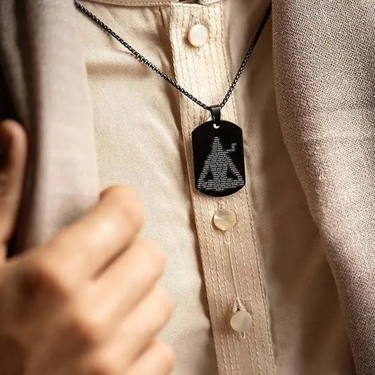 Mahadev Jyotirling Tag Stainless Steel Chain Locket For Men w3p0je-3p