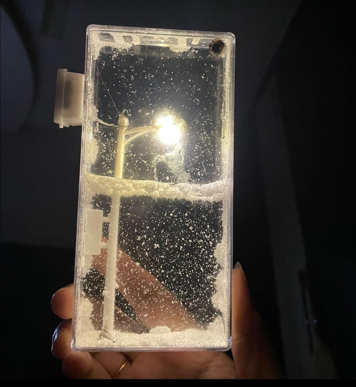 Snow Scene Light Street Lamp w3p0je-3p