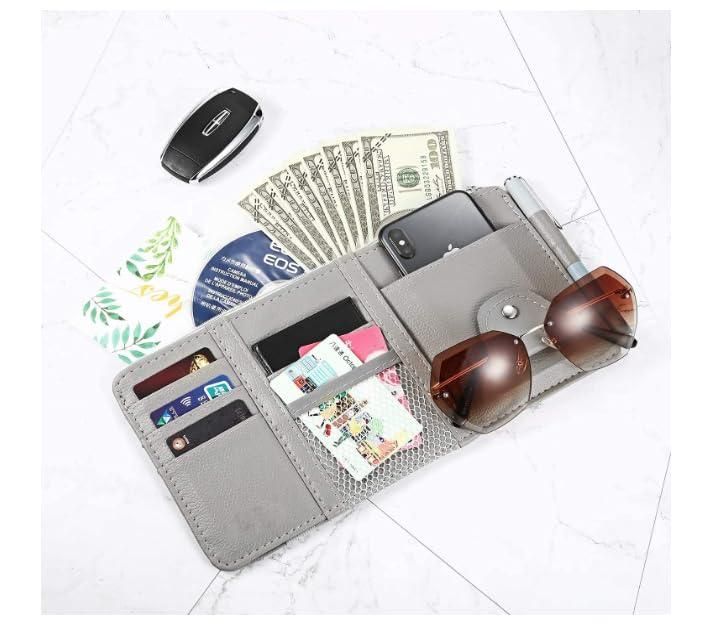 Car Styling Visor Organizer Auto Sun Visor Storage Pouch Car Organizer w3p0je-3p
