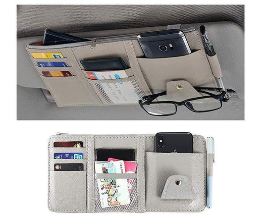 Car Styling Visor Organizer Auto Sun Visor Storage Pouch Car Organizer w3p0je-3p